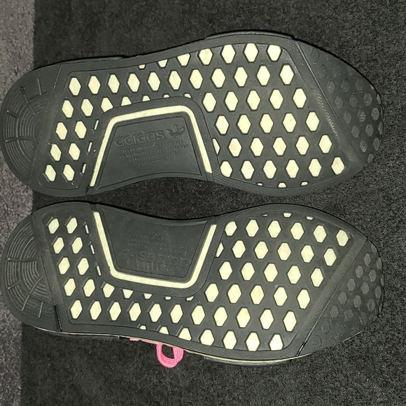 ADIDAS Hot Pink NMD R1 Knit Sneakers - Picture 14 of 17